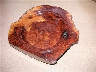 Keith Leonard's commended burr bowl